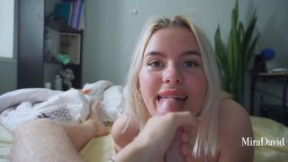 MiraDavidThis Adorable Blonde's Tongue Makes Me Cum - POV Close Up Blowjob - 1080p-9