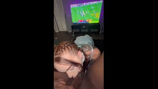 The Lat Barbie - Sucks And Fucks BBC During Watching NFL - Teen-5