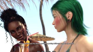 Porn Gameplayz - Sexiest Ebony Fucks Him Good On A Beach! [Family Crush 3D Hentai Gameplay]-3