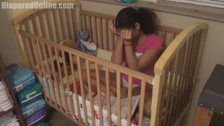 Diaperedonline2Madilyn Madilyn Coloring in Crib-1