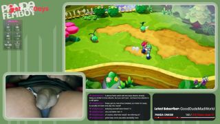 [GetFreeDays.com] PandaFemboy Plays Mario and Luigi Brothership Part 6 Porn Video November 2022-7