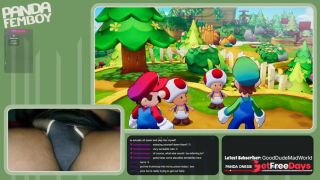 [GetFreeDays.com] PandaFemboy Plays Mario and Luigi Brothership Part 6 Porn Video November 2022-8