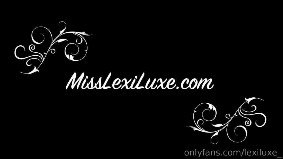 LEXI LUXE Lexiluxe - video show me how weak you are with your wallet iwantlexiluxecom cslexicom 09-04-2019