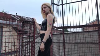 online porn video 37 big ass tits masturbation Shiny Leather Heaven aka Leather Love – Walking in Leather in Urban Landscape, leather on pov-3