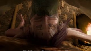 Paranormal The reptilian monster called his friend to impregnate the girl together-5