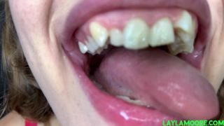 Lunas Sexy Mouth and Sharp Teeth femdom LaylasFuckingClips-2