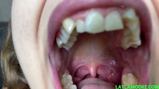 Lunas Sexy Mouth and Sharp Teeth femdom LaylasFuckingClips-7