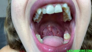 Lunas Sexy Mouth and Sharp Teeth femdom LaylasFuckingClips-8