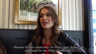 PremiumBukkake presents Misha Maver – Interview before bukkake #1 Milf-7