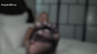 xxx video 1 Nikki Brooks – Nylon Obsession Footjob – Madame Brooks Sinister Latex Studio, stripper foot fetish on feet porn -2
