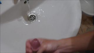 Natalie K - giving POV handjob & cumshot over sink-4