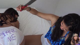 These two Girls have been Running Rampant Spanking Time.-4