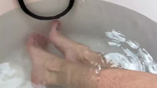 JOI Foot Job in Bubble Bath Foot!-6