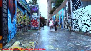 Aliceinbondageland com H265Public Butt Plug Sissy Walk Part 2 San Francisco HD-5
