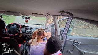 BettDuett: Hot Car Fuck in Germany - 1080p Amateur Fun-3