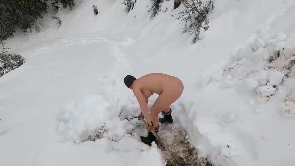 free xxx video 24 Bondage Life – Snow Shoveling – Rachel Greyhound - bondagelife - femdom porn kendra james femdom