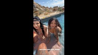 Auhneesh Nicole Pool Foursome Scene Onlyfans (Amateur porn)-2