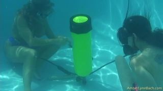 Amberathome com Double Dildo Underwater-8