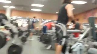 Muscular ass spotted in the  gym-1