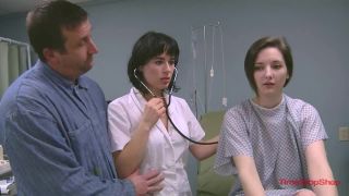 online clip 13 femdom couple Tegan Mohr, Olive Glass – Creepy Janitors Timestop Nurse and Patient HD 720p, fetish on fetish porn-1