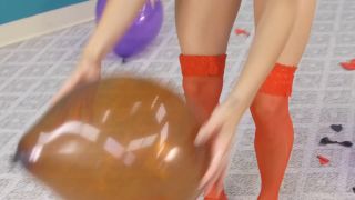 Custom Fetish - Amber s Fingernail Balloon Popping - Fetish-6