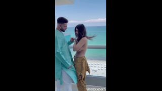 Femdom porn Meetii Kalher Blowjob and Pussy Fuck on Balcony Onlyfans Video Meetii Kalher-1