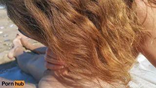 Mrs RobinsonI make him cum while people walk by on the beach-6