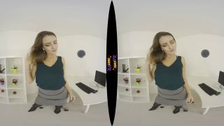 Office Flirt Scarlot Rose Teases You By Stripping Out Of Her Smart Outf-2