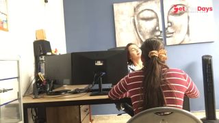 I have sex with my hot friend until I have orgasm in the office.-2