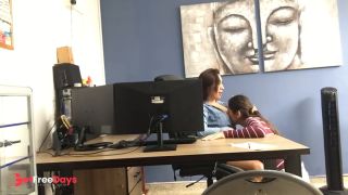 I have sex with my hot friend until I have orgasm in the office.-3