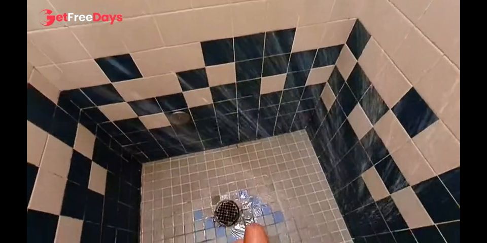 [GetFreeDays.com] Pumping up my dick in a gym shower after a good workout. Sex Stream July 2023