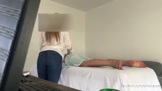 Russian sinfuldeed Blonde Fit Babe Massage with Handjob and Cumshot in Private Room -3