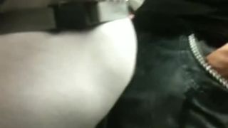 Dude rubs his crotch in woman's ass-4