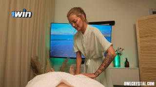 Owl Crystal - The Shy Masseuse Couldn't Resist her Client's Big Cock [1080p] - Teen-2