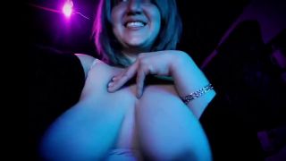 Hd Porn Chubby Goth Mommy Titty Tease and Finger lick-1