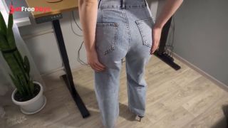 [GetFreeDays.com] Milf Secretary In High Weist Jeans Teases Her Nice Butt Sex Leak March 2023-4