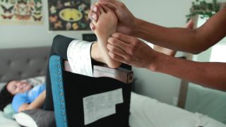 Chair Taped Tickling Foot!-5