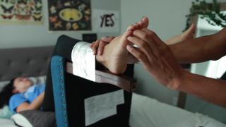 Chair Taped Tickling Foot!-9