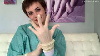 adult xxx video 24 Nina Crowne – Part 4 of 4of An Hour of Gloved Playtime on fetish porn femdom boobs-1
