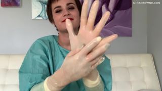 adult xxx video 24 Nina Crowne – Part 4 of 4of An Hour of Gloved Playtime on fetish porn femdom boobs-6