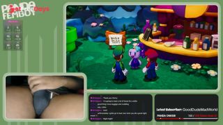 [GetFreeDays.com] PandaFemboy Plays Mario and Luigi Brothership Part 7 Adult Stream May 2023-3