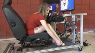 online video 37 The Pedal Laboratory – Maia Evaluates Shoes for Driving in the Simulator on fetish porn heavy rubber fetish-3