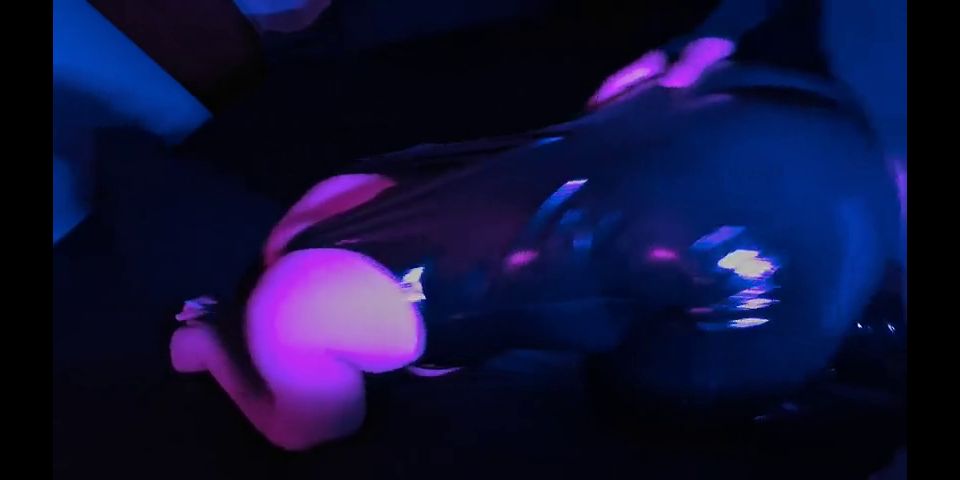 Wife Big booty, masked MILF, wearing leather outfit gets smashed hard and fast doggy.