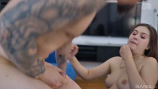 Alice W Teases Her Guy And Makes Him Watch Her Masturbate Before They Fuck - Stockings-9