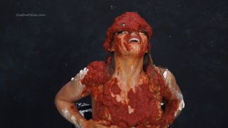 Custom Fetish - Ana Gets Dumped on with Food Messy - Fetish-2