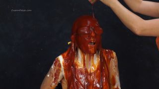 Custom Fetish - Ana Gets Dumped on with Food Messy - Fetish-7