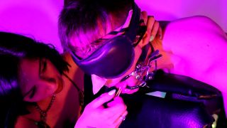 Pegged gagged and drooling uncontrollably -  Chastity-1