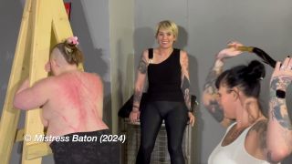  Punishment  Femdom porn Strafkamer - Whipping And Strapping A Pain Slut featuring Nichole -7