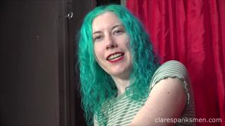   Femdom Clare Spanks Men - Lux Paddles You at the Office   Femdom-1