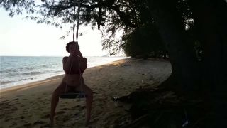 adult video 28 REGINA NOIR BEACH SWING 2 on femdom porn light femdom-6